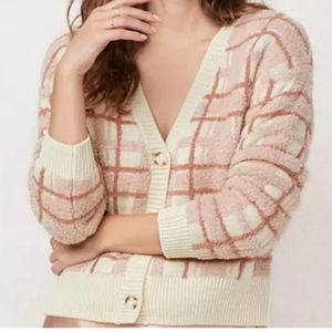 Lauren Conrad Fluffy cardigan/size Large